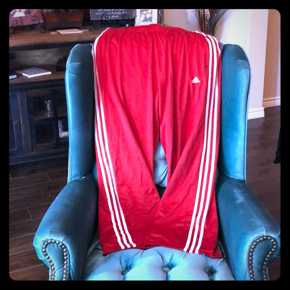 Red ADIDAS Pants
